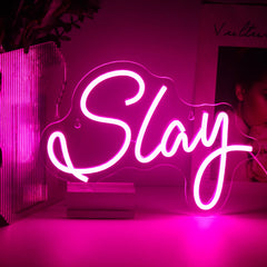 Slay Neon Sign LED Lights