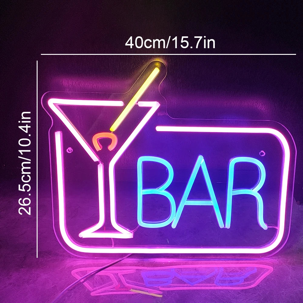 Cocktail Bar LED Neon Sign