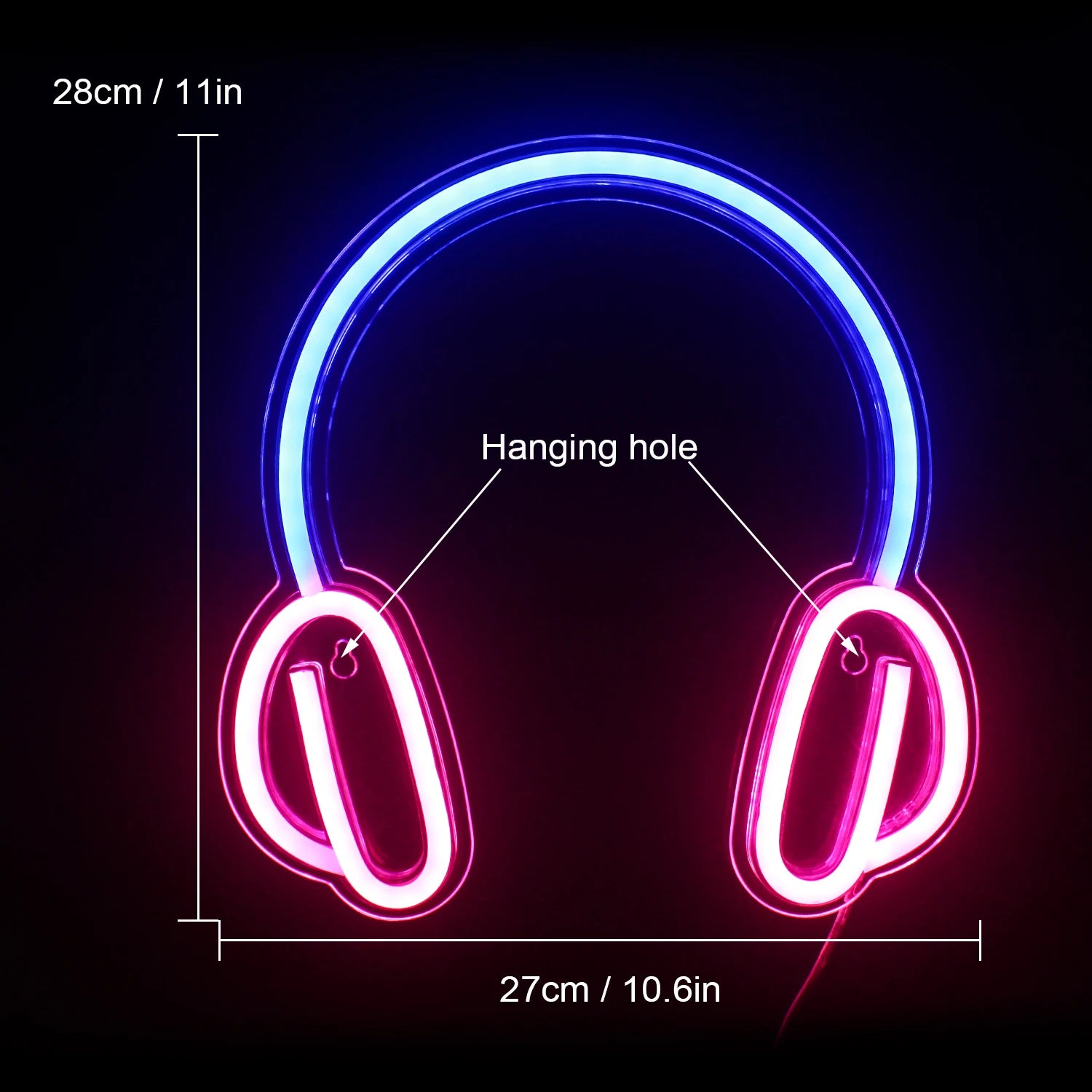 Headphone Neon Sign