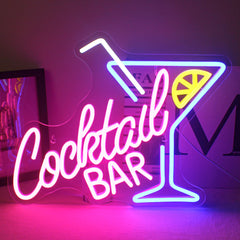 Cocktail Bar LED Neon Sign